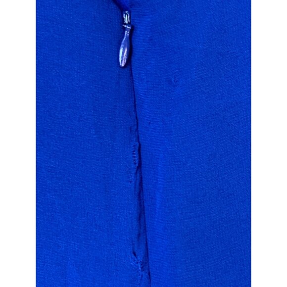 Halston Heritage Mini Evening Chiffon Cape Overlay Dress Size 6 RA10712 NWD $375 - Picture 13 of 15